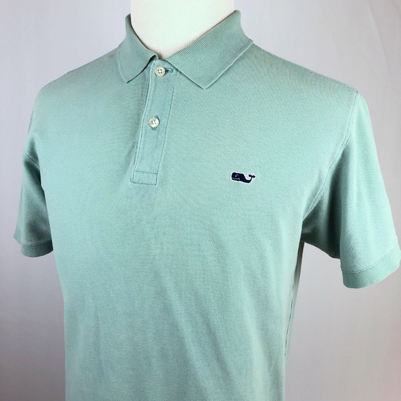 Vineyard Vines Other - Vineyard Vines Whale Logo Men's Polo Shirt M Green